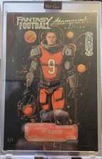 2026 Wild Card Fantasy Football Atompunk Color Match Jumbo TRUE 1/1 Joe Burrow picture