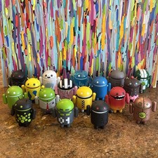 Android Collectible Figure Collection 17 androids at $2.50 each picture