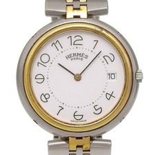 HERMES profile Watches WhiteDial Stainless Steel Quartz Analog display unisex picture