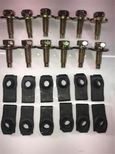 1960-70 Ford Fender Bolt Kit w/ U-Nuts 5/16-18 Yellow Zinc OEM Qty 12 picture
