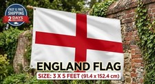 England Football Flag 3x5 Ft FIFA 2026 World Cup Banner Fast  picture