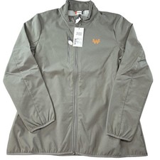 Clique Whataburger Jacket Mens Large Gray Full Zip Lined Water Resistant Pockets picture