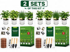 Indoor Herb Garden Starter Kit Mothers Day Gifts 8 Pack Non GMO Heirloom Culinar picture