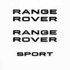 2x Range Rover Gloss Black Badge Sets + Sport Badge | Front Rear Emblems OEM picture
