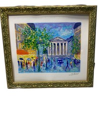 Jean Claude Picot Downtown Screen Print Signed With COA picture