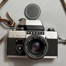 Vintage SLR Exakta RTL1000 Camera w/ Oreston 1.8/50 Meyer-Optik Gorlitz Lens picture