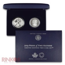 2019 Pride of Two Nations Limited Edition 2-Coin Set (Box and CoA) picture