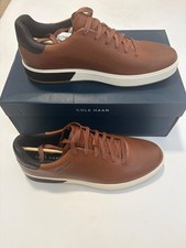 Cole Haan C40833 GrandPro AngleAce Lace up Sneakers Tan NIB US Men's 13 picture