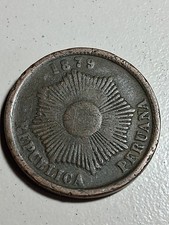 PERU - 1879-   2 CENTAVOS -  Dos Centavos picture