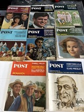 The Saturday Evening Post Lot Of 8 1965 Hells  Angels Bonanza Kennedy Elvis picture