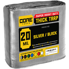 Core Tarps Extreme Heavy Duty Tarp 20 Mil Waterproof Tarpaulin Cover Resistant picture
