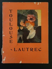 Toulouse-Lautrec Exhibition Catalog 1955 Philadelphia Museum of Art Vintage Art picture