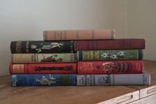Lot of 9 Antique Decorative Children’s Books Early 1900s Vintage Hardcover picture