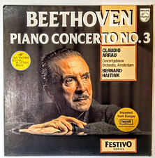Beethoven – Piano Concerto No. 3 – Claudio Arrau / Haitink – Philips LP (VG++) picture