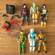 Vintage G.I. Joe ARAH Action Figures Lot of 6 Hasbro 3.75