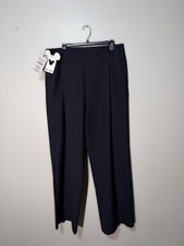 Zara x Disney Harry Lambert Pleated Wide Leg Trousers Mens 32 NWT $129 Navy picture