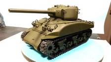 1/16 SCALE MATO ORIGINAL M4A1 76MM RC TANK USED NEEDS ELECTRONICS picture