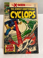 Uncanny X-Men #45 - Cyclops versus Quicksilver - 1968 Silver age picture