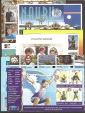 NAURU 1994/1998 Minisheet Assortment MNH  picture