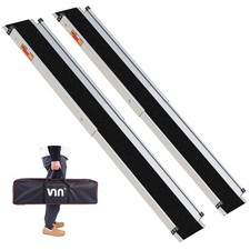 Adjustable Wheelchair Ramp, 3-5FT Portable Ramp for Home Steps picture