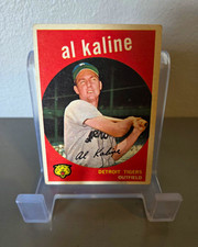 Topps 1959 Al Kaline #360 Detroit Tigers Baseball Card, VG-EX picture