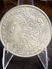 1878 P 7TF Morgan Silver Dollar No Mint Mark Philadelphia  picture