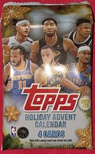2025-26 Topps Holiday Basketball Countdown Advent Calendar Individual Packs picture