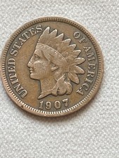 1907 P Indian head cent a very fine coin , plus 2 surprises picture