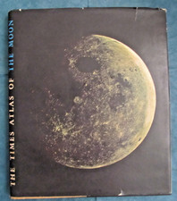 Vintage 1969 1st Ed. the Times Atlas of the Moon book picture