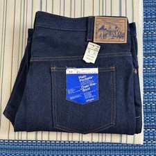 Vintage JCPenney Plain Pockets Jeans Mens 40x31 Blue Denim Scovill 70s 80s picture