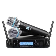 GLXD4 Vocal Dual Channel Wireless Microphone System UHF Handheld Cordless Shure picture
