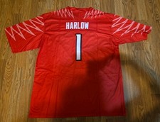 Jack Harlow #1 Louisville Cardinals XL Adidas Football Jersey Red picture