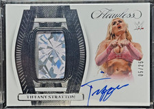 Tiffany Stratton 2024 Panini Flawless WWE FP-TST Silver Patch Autograph 5/25 picture