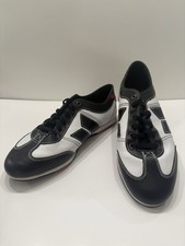 Macbeth Brighton BKI 0610 Size US 11 Leather Red/Black/White *Rare Vintage* picture