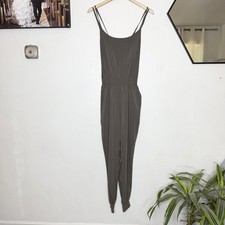 Offline By Aerie Strappy Taupe Jumpsuit Jogger Leg Women’s Small picture