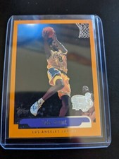 1999-2000 Topps NBA #125 Kobe Bryant LA Lakers Mint TIPOFF Insert Orange Border picture