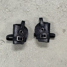 SU-LH-S-BLK: 1/12 Black Leg Gun Holsters x 2 (Left & Right) for 6