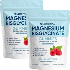 Spnutrition Magnesium Bisglycinate Gummies, with 400Mg Magnesium Bisglycinate picture