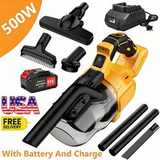 500W Cordless Handheld Vacuum Cleaner Portable Car Auto Home Wireless 1Battery picture