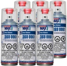 SprayMax 3680061 2K Glamour High Gloss Clear Coat 11.8 oz 1 Case (6 Cans) picture