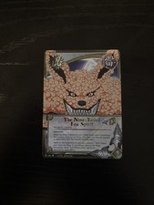 Naruto CCG Super Rare the Nine-Tailed Fox Spirit Rainbow Name Foil 650 picture