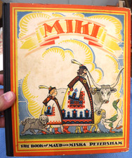 VINTAGE 1929 FIRST EDITION MIKI THE BOOK OF MAUD & MISKA PETERSHAM picture