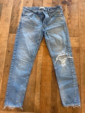moussy vintage jeans 26 womens five pocket tapered picture