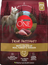 New w/ Purina ONE True Instinct Turkey Venison Dry Dog Food 27.5 Lb High Protein picture