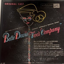 Bette Davis Bette Davis With Two's Company Original Broadway Cast - Song LP VG+ picture