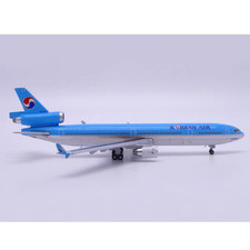 1:400 JCWINGS Korean Air MD‑11 HL7373 Passenger Diecast Aircraft Plane Model picture