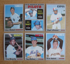 1970 TOPPS BASEBALL CARD SINGLES #1-280 COMPLETE YOUR SET U-PICK UPDATED 9/14 picture