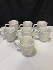 Seven (7) Better Homes and Gardens Modern Farmhouse Herringbone Coffee Mugs picture