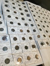 Huge 1800s Indian Head Pennies Collection Lot - Many Strong Details - Key Dates picture