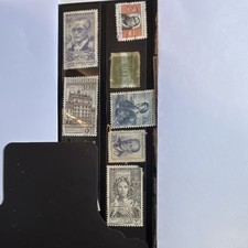 Czechoslovakia Used Postage Stamp Mixed Lot People 30h 60h 1K 2K picture